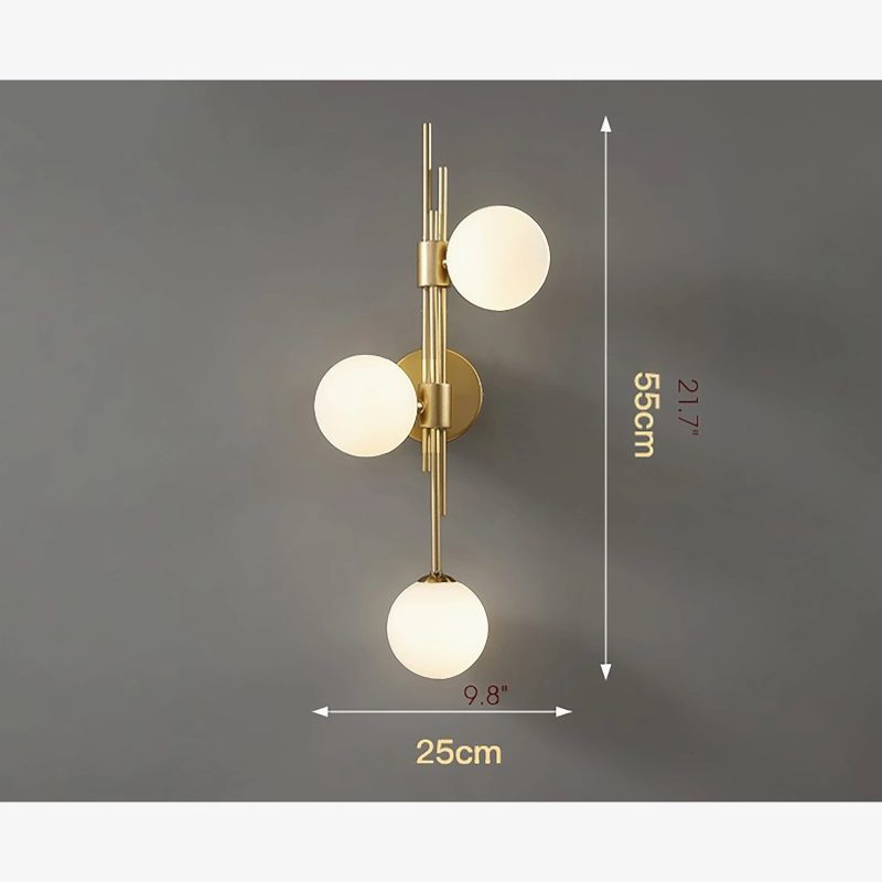 MIRODEMI Mieres Luxury Glass LED Wall Light