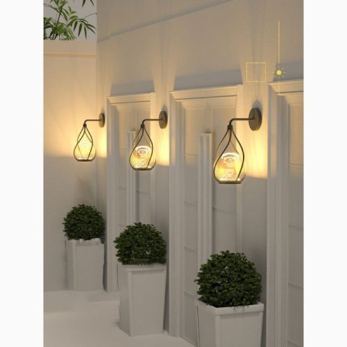 MIRODEMI Modern Outdoor LED Waterproof Wall Sconce for Courtyard Porch Hall