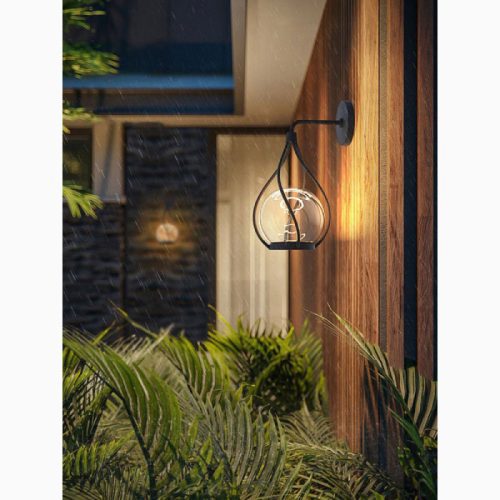 MIRODEMI Modern Outdoor LED Waterproof Wall Sconce for Courtyard Porch Home