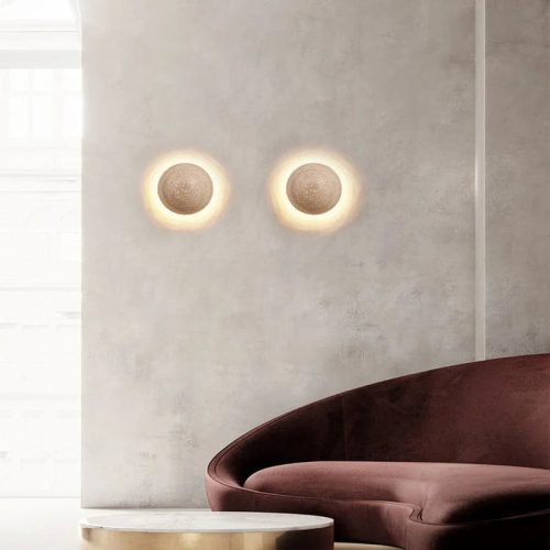 MIRODEMI Modern Wall Lamp in the Semicircular Shape for Living Room