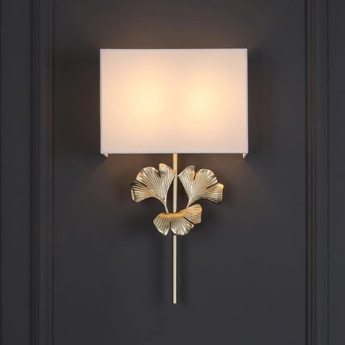 MIRODEMI Modern Wall Lamp in the Shape of the Ginkgo Leaf Living Room