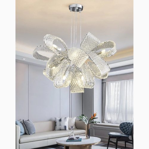 MIRODEMI Montenotte Flower Shaped Ceiling Chandelier For Living Room