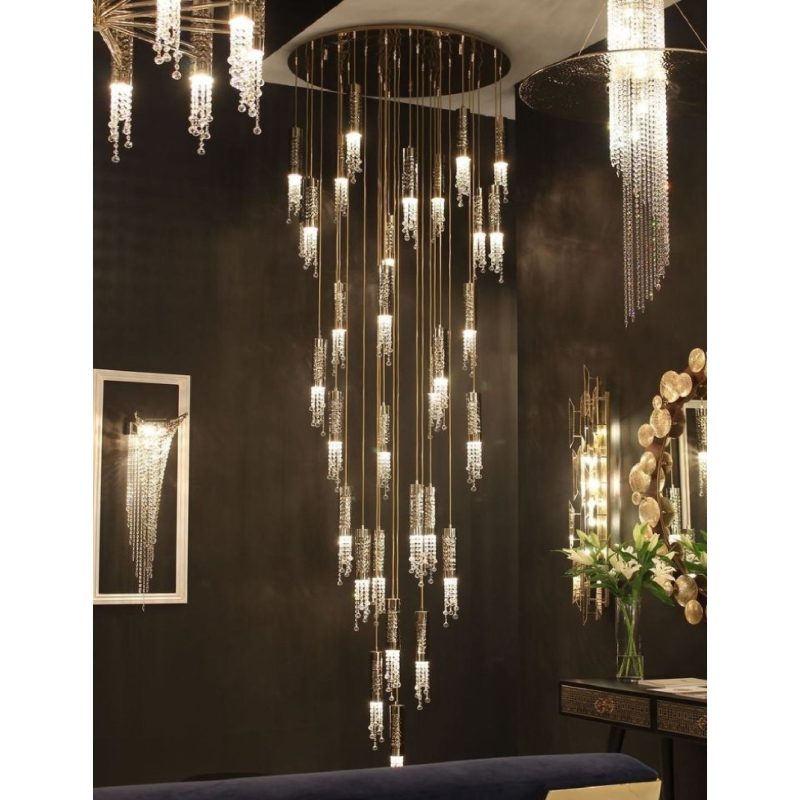 MIRODEMI Monterosso Luxury Modern LED Light for Living Room Crystal