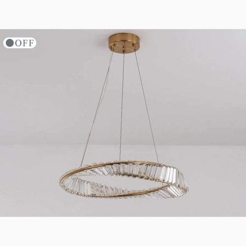 MIRODEMI Monthey Modern Gold Crystal Light