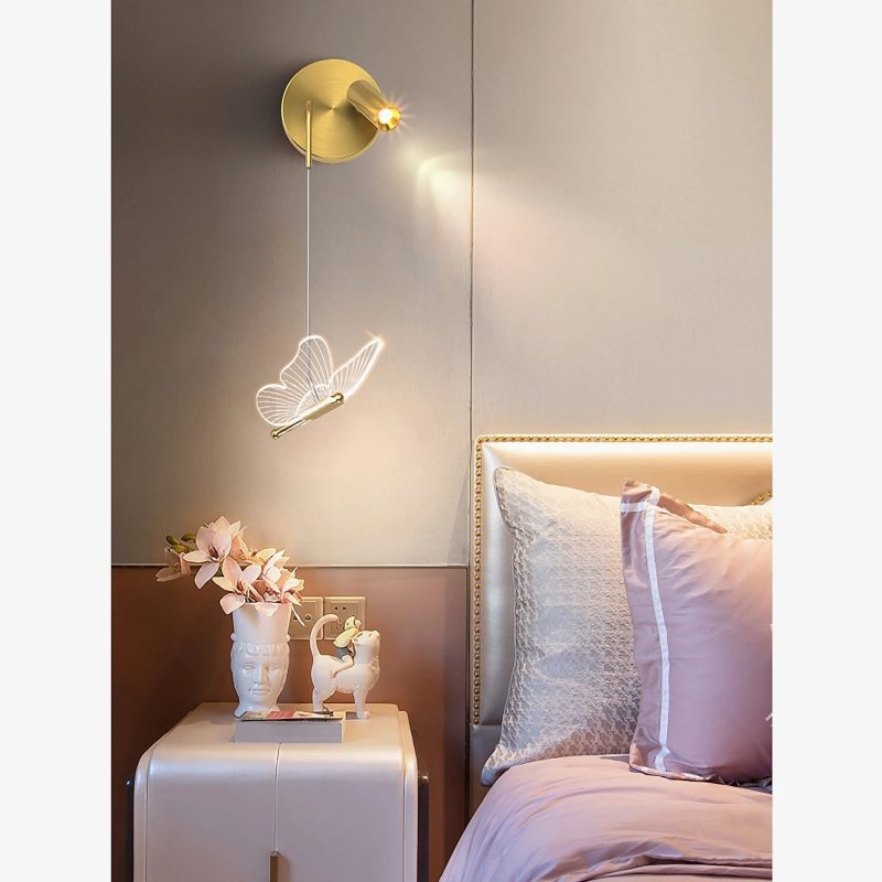 MIRODEMI Montijo Butterfly LED Wall Light For Kids