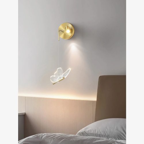 MIRODEMI Montijo Butterfly Themed Kids Wall Lamp