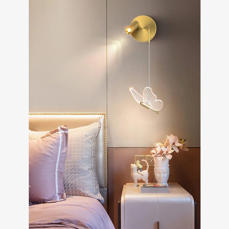 MIRODEMI Montijo Butterfly Wall Lamp For Nursery