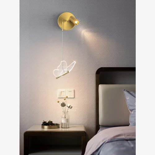 MIRODEMI Montijo Cute Butterfly Wall Lamp For Kids Room