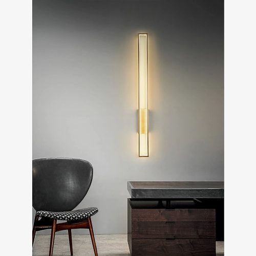 MIRODEMI Motril Elegant Retro Copper LED Wall Lamp