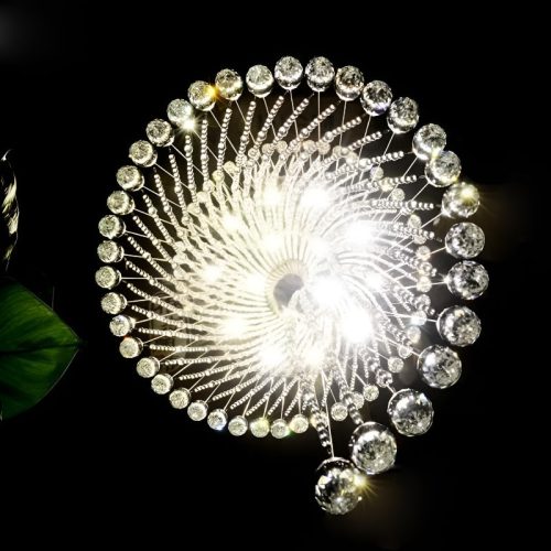 MIRODEMI Mougins hic Spiral Crystal Ceiling Led Chandelier For Hall Details