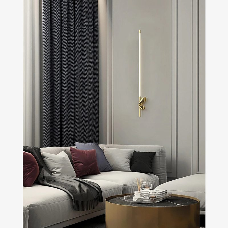 MIRODEMI Murcia Minimalist Copper LED Wall Sconce