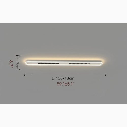 MIRODEMI® Namur | Dimmable long bar Ceiling Lamp