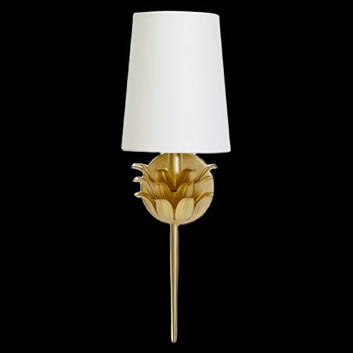 MIRODEMI Neuhausen am Rheinfall Gold Wall Lamp in the Shape of Flower For Living Room Bedroom Hall