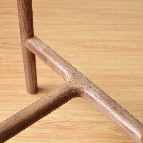 MIRODEMI Nordic Styled Bar High Stool Made of Solid Wood for Dining Room Kitchen Island Restaurant Home Details