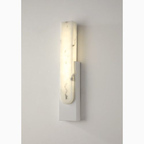 MIRODEMI Nyon Marble Rectangular Wall Lamp for Living Room Bedroom Hall