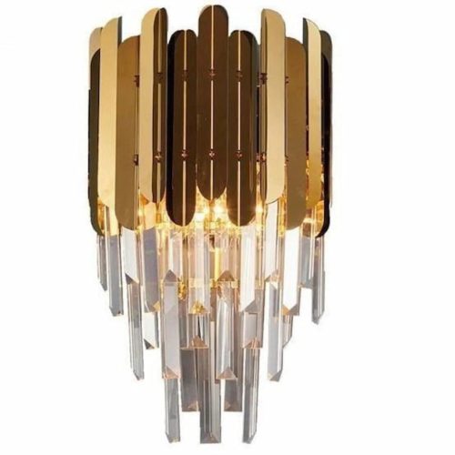 MIRODEMI Oder Modern Golden Crystal Lamp Beroom Lighting