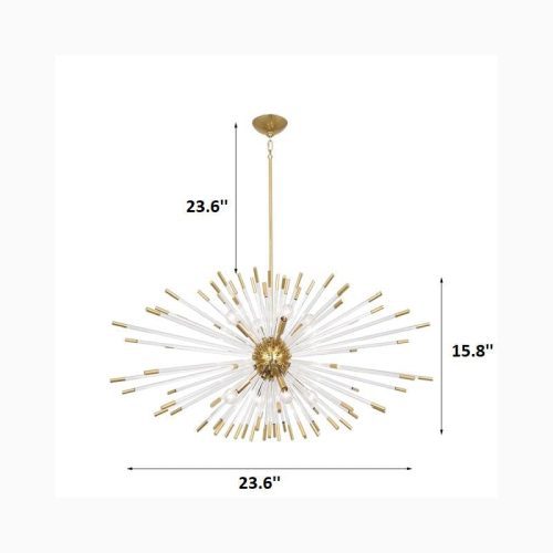 MIRODEMI® Oletta | Dandelion-Shaped LED Crystal Chandelier