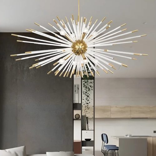 MIRODEMI Oletta Dandelion Shaped LED Crystal Chandelier For Living Room de09c2b2 cdf1 4314 bf6d 97e363f72b54