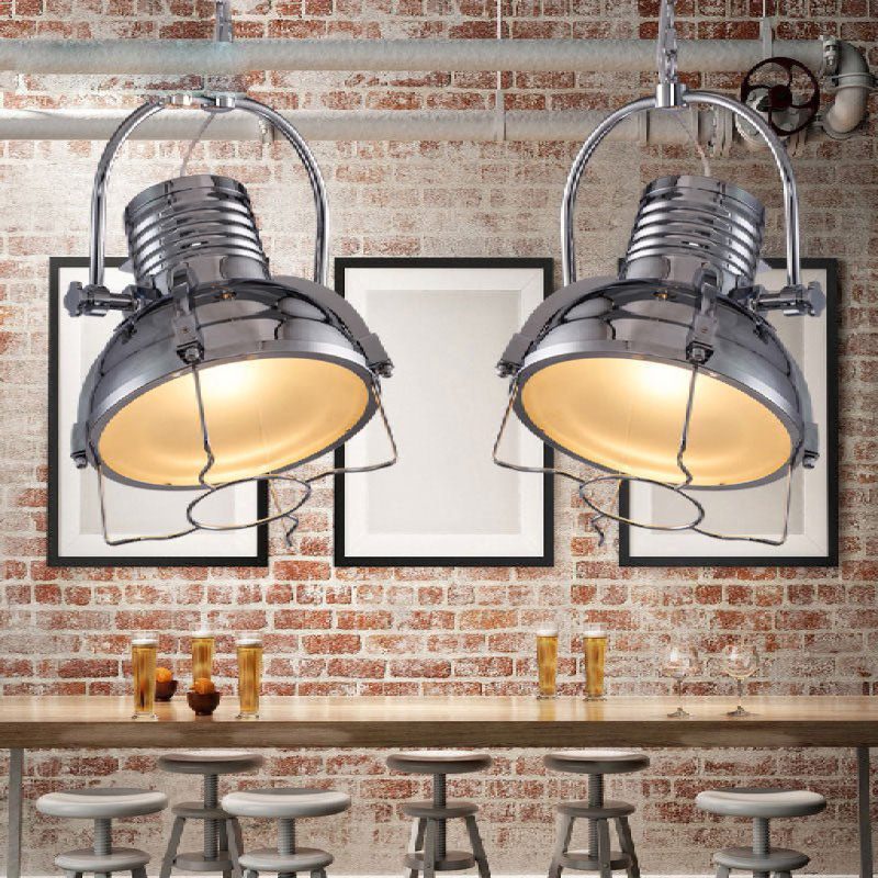 MIRODEMI Ospedaletti Iron Metal Factory Vintage Retro Pendant Light for Bar