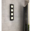 MIRODEMI® Outdoor Black Waterproof High LED Stainless Steel Wall Lamp For Courtyard