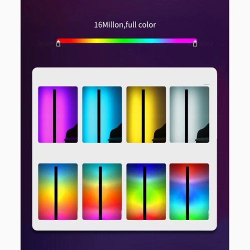 MIRODEMI Outdoor Indoor Waterproof RGB 7 Colors LED Wall Sconce With Intelligent Remote for Courtyard