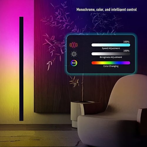 MIRODEMI Outdoor Indoor Waterproof RGB 7 Colors LED Wall Sconce With Intelligent Remote for Home Hall