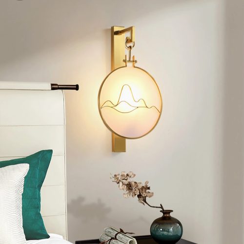 MIRODEMI Palencia Elegant Oriental LED Wall Sconce