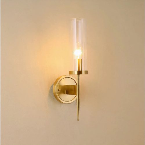 MIRODEMI Palma Brass Bedside Wall Lamp