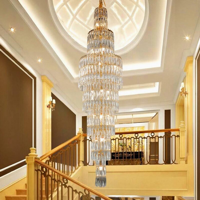 MIRODEMI Pegli crystal staircase chandelier