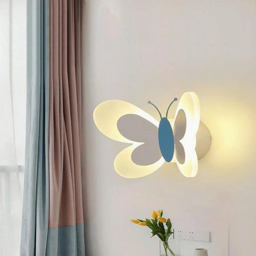 MIRODEMI Princess Butterfly LED Wall Lamp For Kids Room