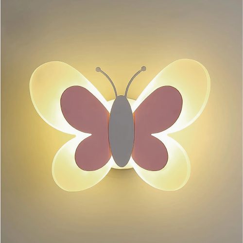 MIRODEMI Princess Magical Butterfly LED Wall Light For Children