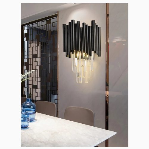 MIRODEMI Puget Rostang Elegant Nordic Black Wall Lamp