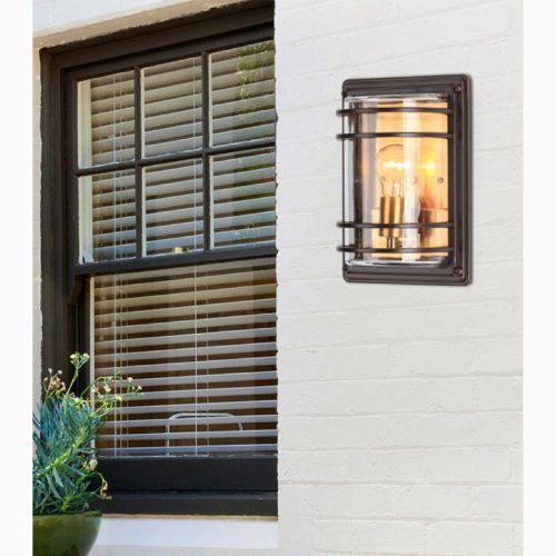 MIRODEMI Retro Outdoor Waterproof Aluminum LED Wall Lamp For Garden Porch Hall Home