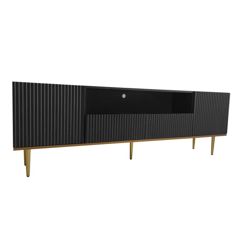 MIRODEMI Rhoon Classic White Elegant Luxury TV Stand