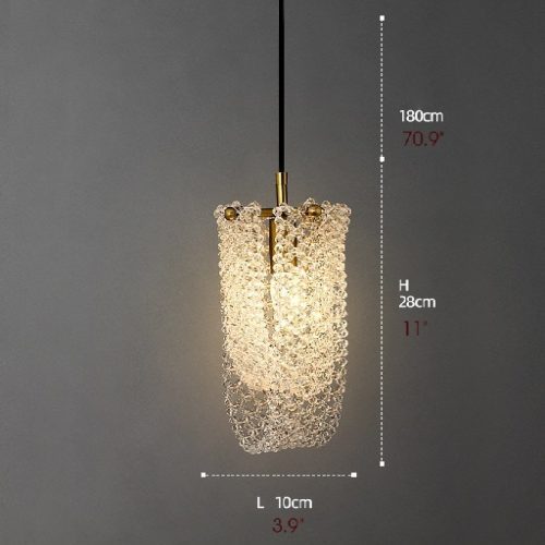 MIRODEMI Rialto Postmodern Diamond Crystal Pendant Light