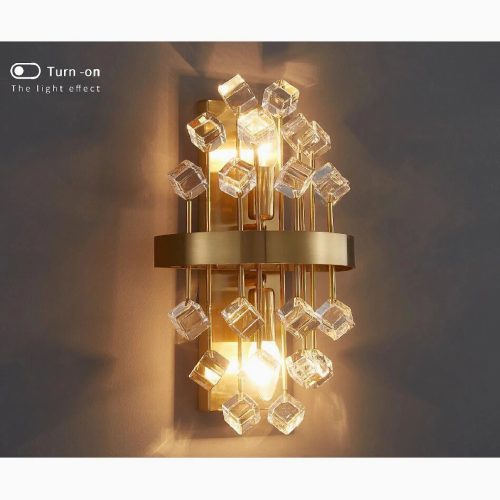 MIRODEMI Rigaud Creative Crystal Wall Sconce