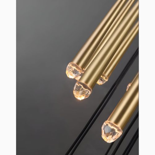 MIRODEMI Rimplas Stylish Minimalistic Long Ceiling Chandelier Details