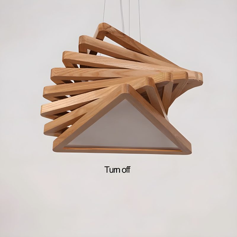 MIRODEMI Roquesteron Wooden LED Pendant Lightning