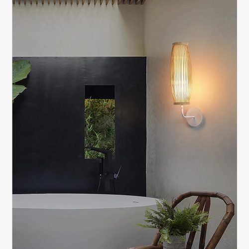 MIRODEMI Rubi Elegant Bamboo Wall Lamp