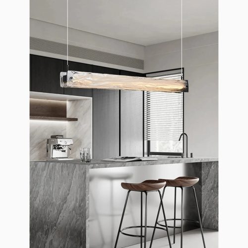 MIRODEMI Saanen Luxury Modern Rectangle Chandelier for Kitchen