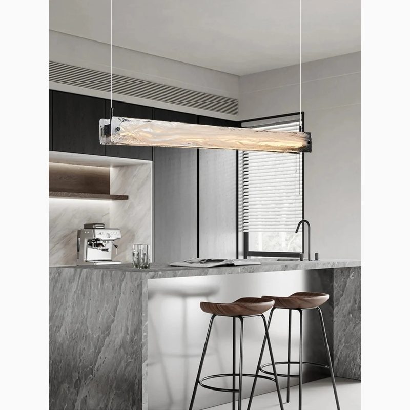 MIRODEMI Saanen Luxury Modern Rectangle Chandelier for Kitchen