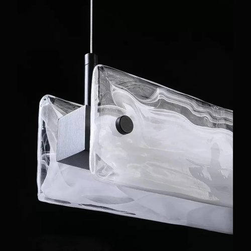 MIRODEMI Saanen Luxury Modern Rectangle Chandelier for Kitchen Island Leght On