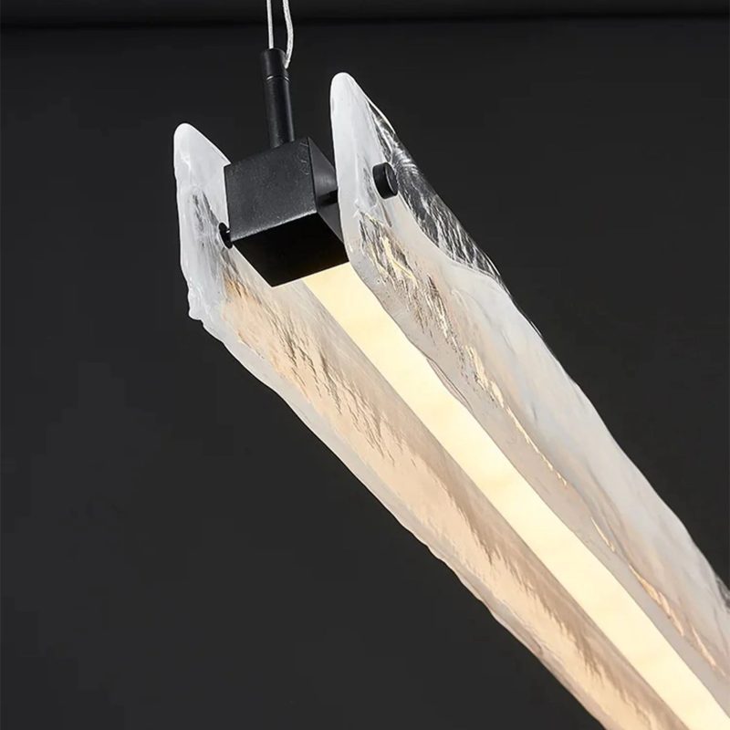 MIRODEMI Saanen Luxury Modern Rectangle Chandelier for Kitchen Island Light