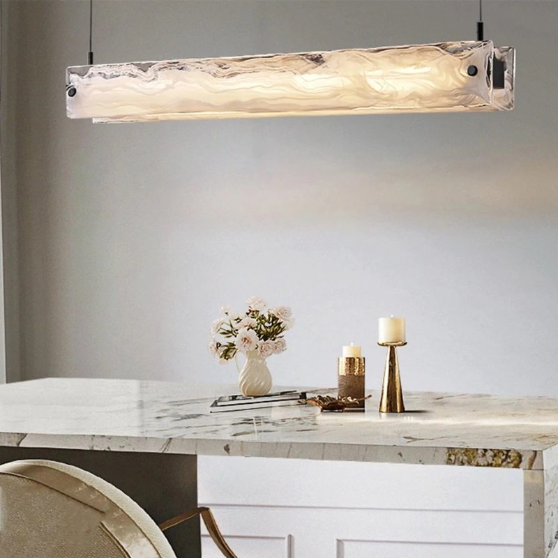 MIRODEMI Saanen Luxury Modern Rectangle Chandelier for Living Room