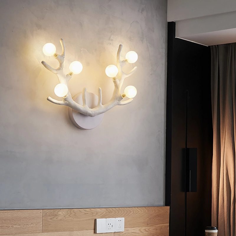 MIRODEMI Sabadell Chic Deer Antler LED Wall Light