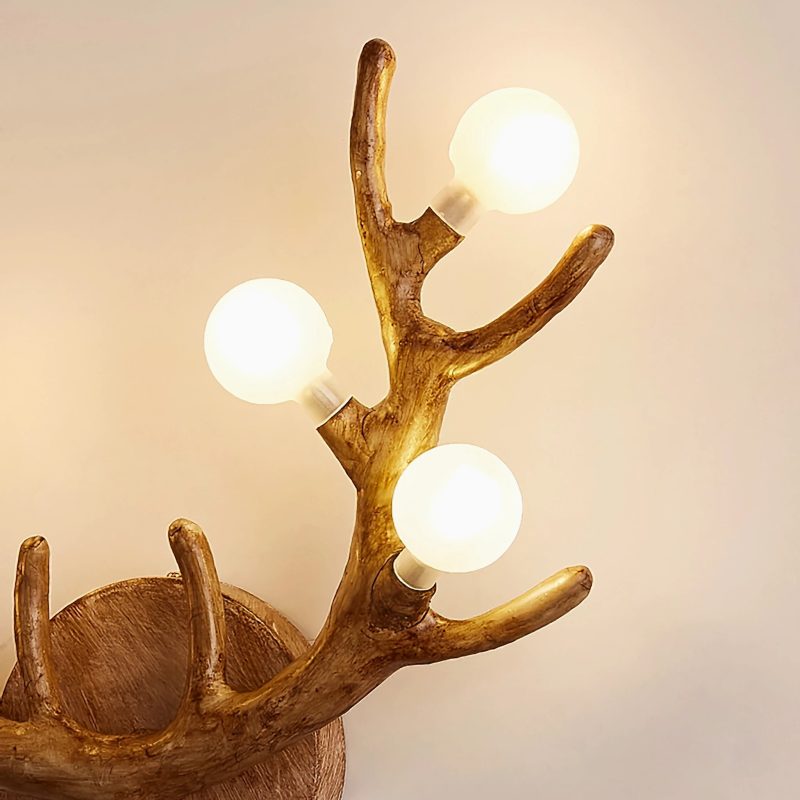 MIRODEMI Sabadell Luxurious Deer Horn LED Wall Sconce