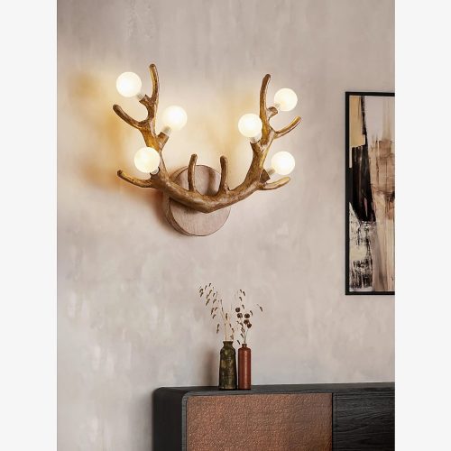 MIRODEMI Sabadell Modern Deer Horn LED Wall Lamp