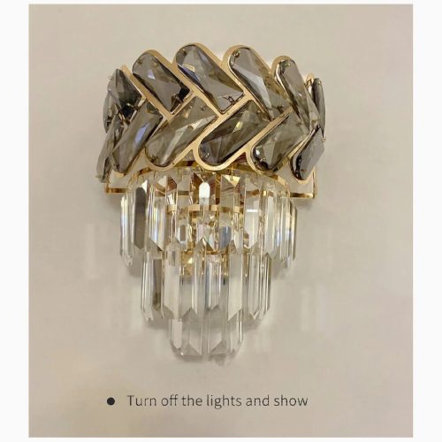 MIRODEMI Saint Leger Glamorous Modern Crystal Wall Light