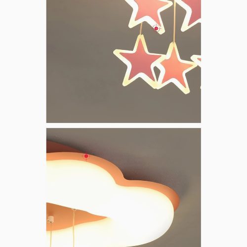 MIRODEMI Saint Nicolas Cloud Shaped Chandelier For Childrens Room