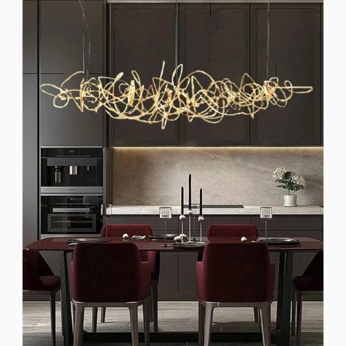 MIRODEMI® Samedan | Creative Extraordinary Rectangle Chandelier